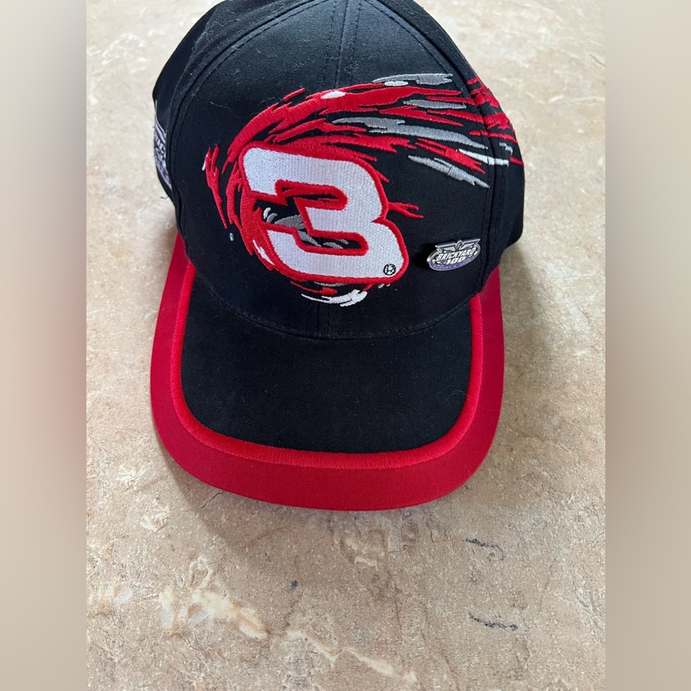 🐈‍⬛ Vintage Y2K Dale Earnhardt #3 Brickyard 400 Adj Hat Chase Authentic OS
